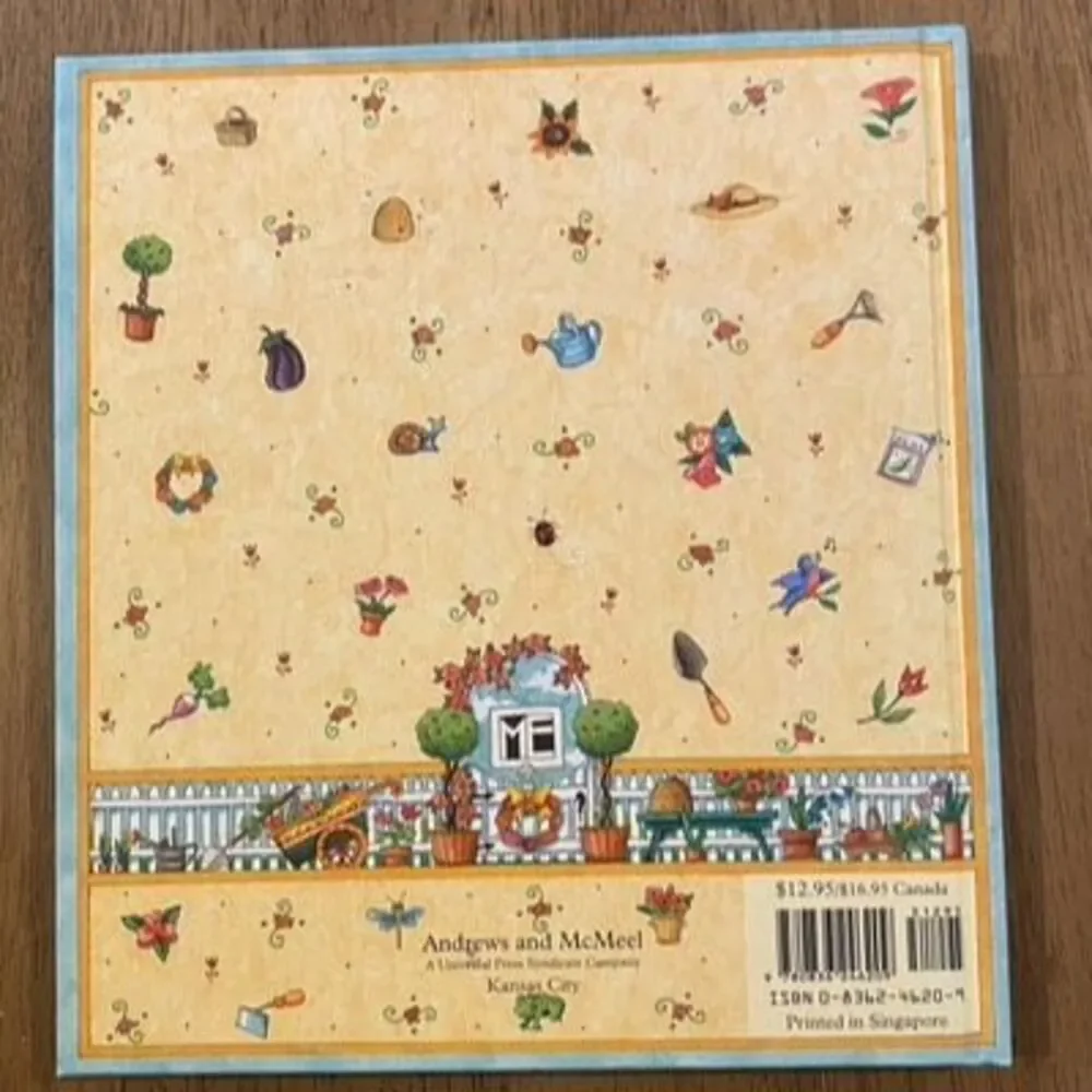 Mary Engelbreit Gardeners Journal 9x8” Vintage Excellent Condition